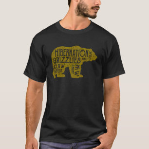 Bear Hibernation Art Nature T-Shirt