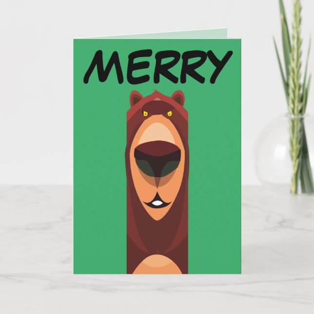 BEAR HUG CHRISTMAS CARDS (Front)