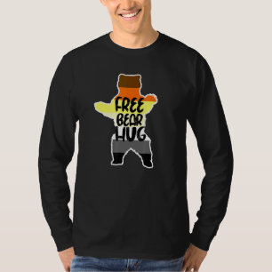Bear Hug Gay Pride Lgbt Retro Subtle Pride Flag T-Shirt