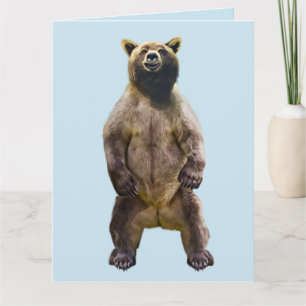 BEAR HUG GRIZZLY BIRTHDAY CARDS