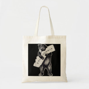 Bear Hug I Love California Shirt Art-Retro Vintage Tote Bag