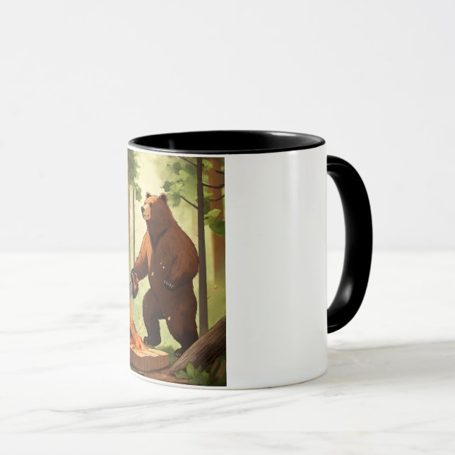Bear Hug Mug: Cozy Comfort and Warmth in Every Sip Mug (Front Right)