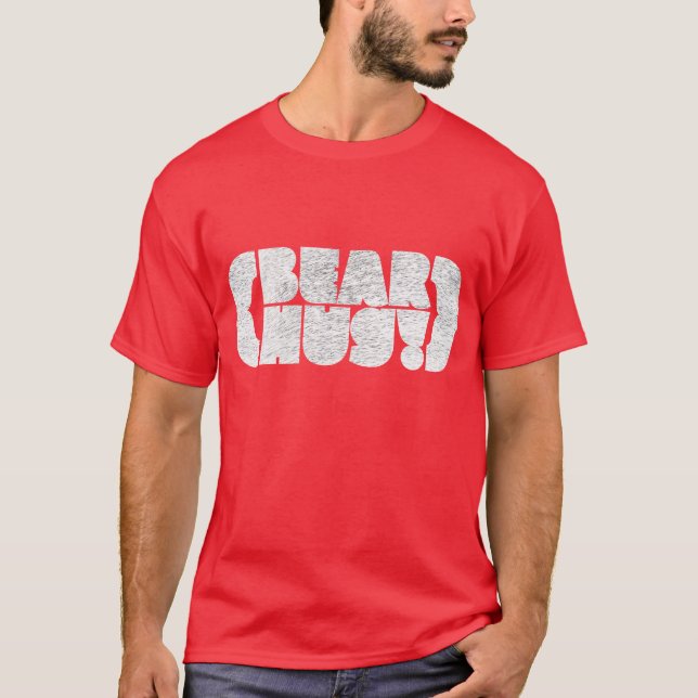 Bear Hug: Red T-Shirt (Front)