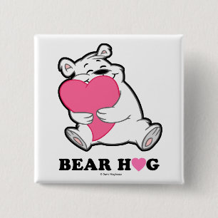 Bear Hug Square Button