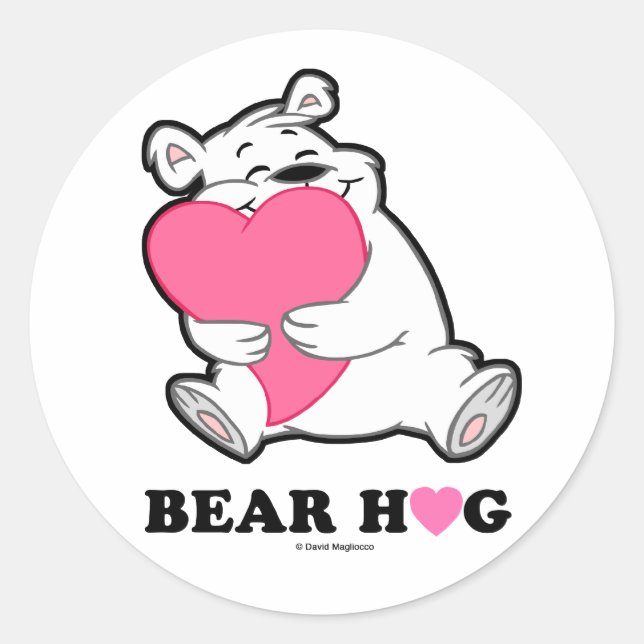Bear Hug Stickers (Front)