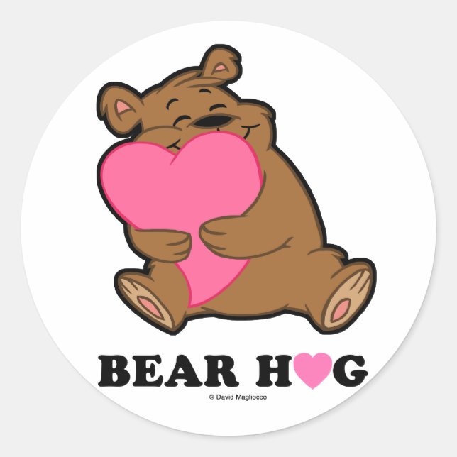 Bear Hug Stickers (Front)
