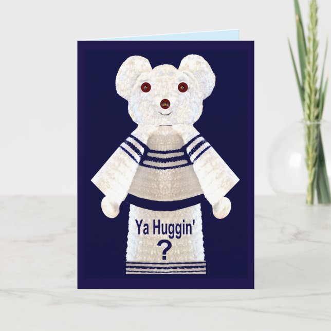 Bear Huggin' 'Get Well Soon' Card for Kids (Front)
