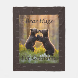 Bear Hugs Fleece Blanket