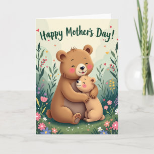Bear Hugs Mothers Day Card