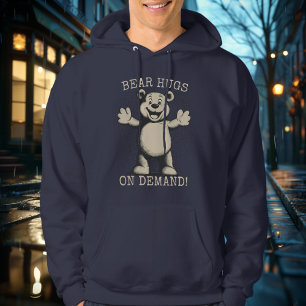 Bear Hugs on Demand! - Cozy Bear Hoodie