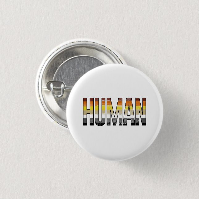 Bear Human 1 Inch Round Button (Front & Back)
