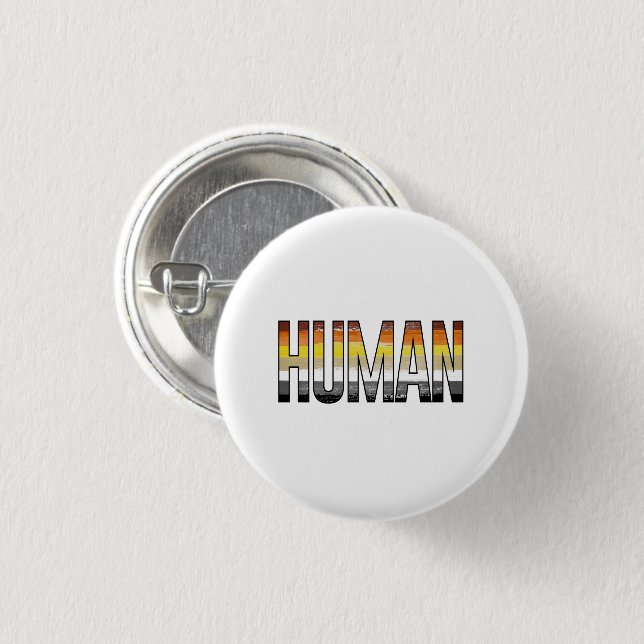 Bear Human 1 Inch Round Button (Front & Back)