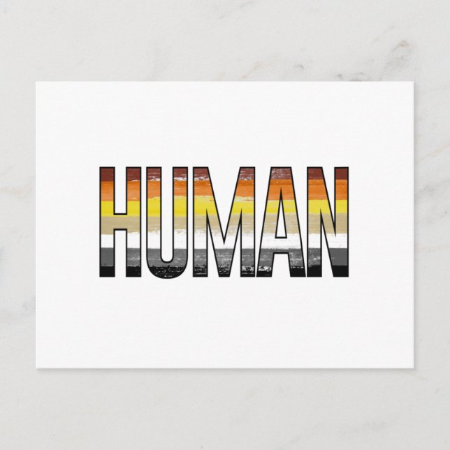 Bear Human Postcard (Front)