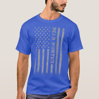 Bear Hunter American Flag T-Shirt
