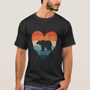 bear hunting retro vintage 70s 60s hearth T-Shirt
