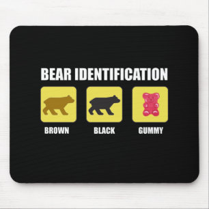 Bear Identification Funny Mouse Pad