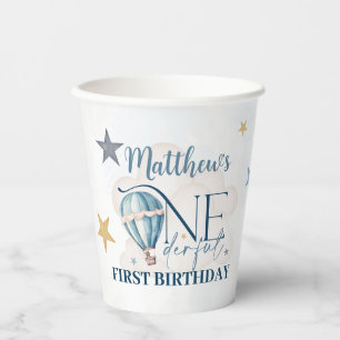 Bear in a Balloon 236ml Paper Cups