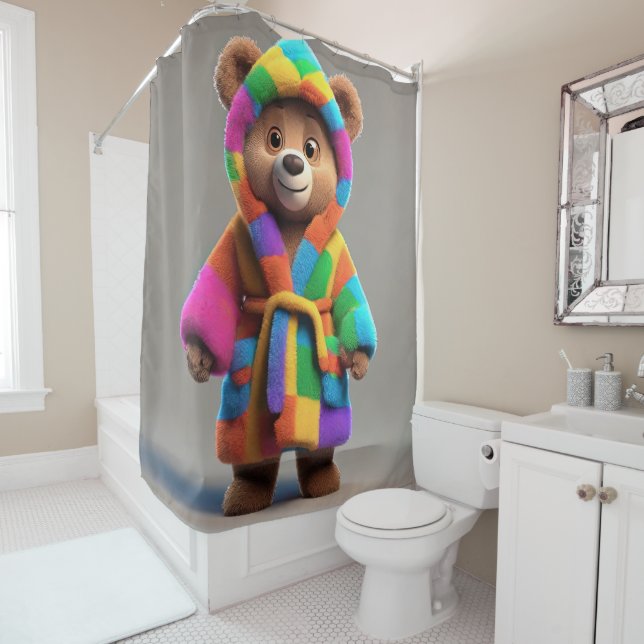Bear in a colourful robe (In Situ)