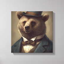 Bear In a Suit | Animal Art | Animal in a Suit