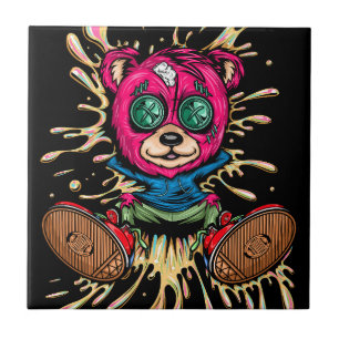 Bear In Honey Tile