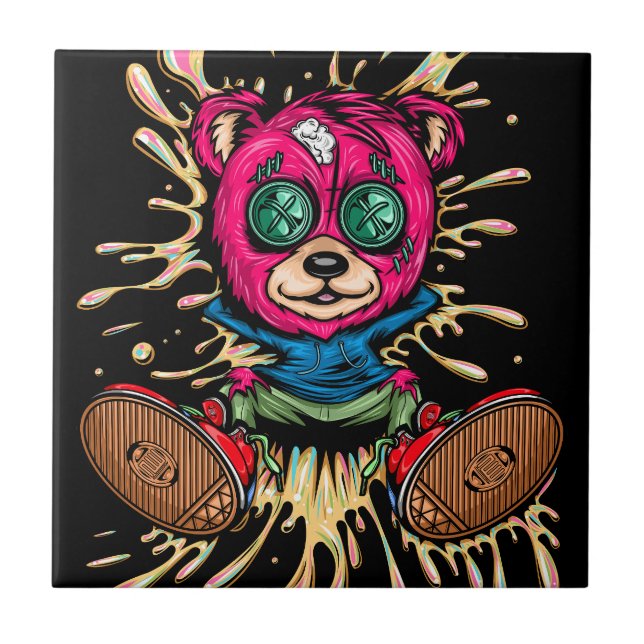 Bear In Honey Tile (Front)