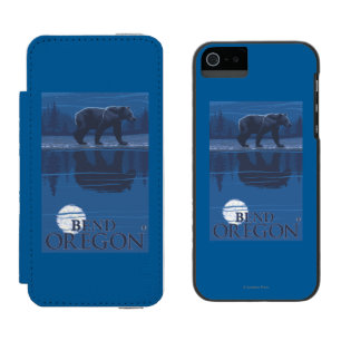 Bear in Moonlight - Bend, Oregon Incipio Watson™ iPhone 5 Wallet Case