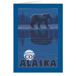 Bear in Moonlight - Cordova, Alaska