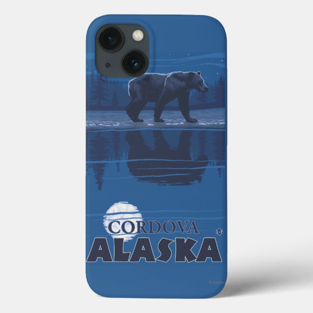 Bear in Moonlight - Cordova, Alaska Case-Mate iPhone Case (Back)