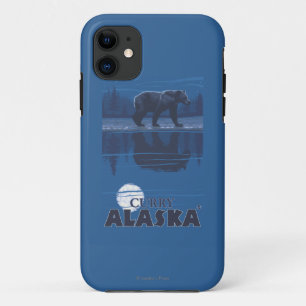 Bear in Moonlight - Curry, Alaska iPhone 11 Case