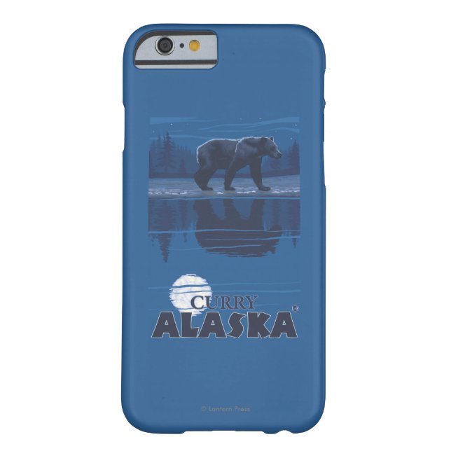 Bear in Moonlight - Curry, Alaska Case-Mate iPhone Case (Back)