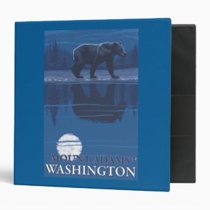 Bear in Moonlight - Mount Adams, Washington Binder