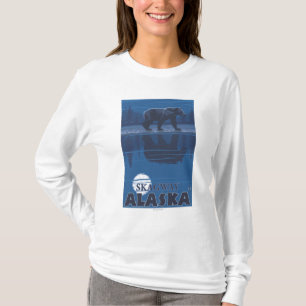 Bear in Moonlight - Skagway, Alaska T-Shirt