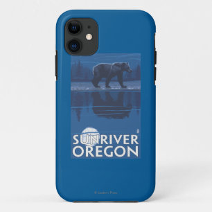 Bear in Moonlight - Sun River, Oregon iPhone 11 Case