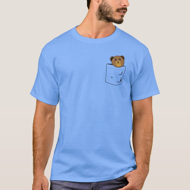 Bear in pocket T-Shirt (Front)