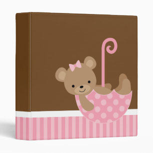 Bear in Umbrella Photo Book Binder