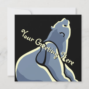 Bear Invitations Personalized Polar Bear Art Cards