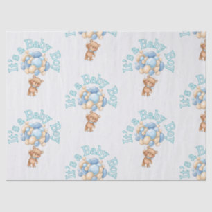 Bear Its a boy Tissue Paper