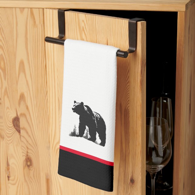 Bear Kitchen Towel (Thirds Fold)