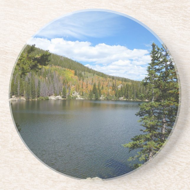 Bear Lake at Rocky Mountain National Park Coaster (Front)