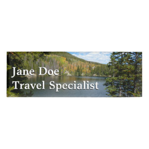 Bear Lake at Rocky Mountain National Park Name Tag
