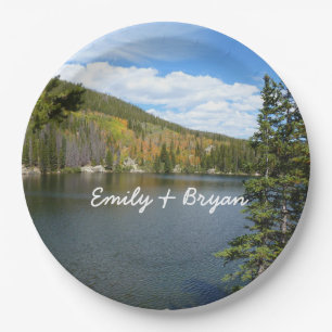 Bear Lake at Rocky Mountain National Park Paper Plate