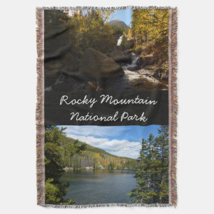 Bear Lake at Rocky Mountain National Park Throw Blanket