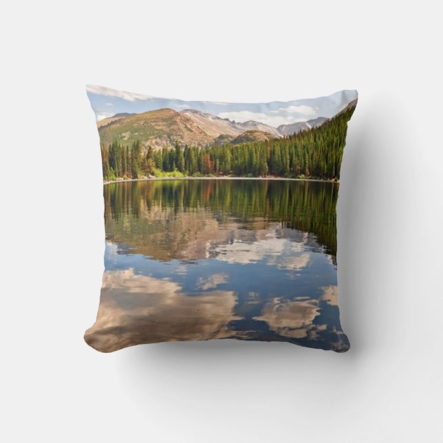 Bear Lake. Colorado. Throw Pillow (Front)