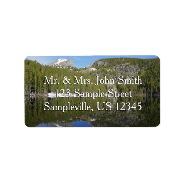 Bear Lake Reflection I Label (Front)