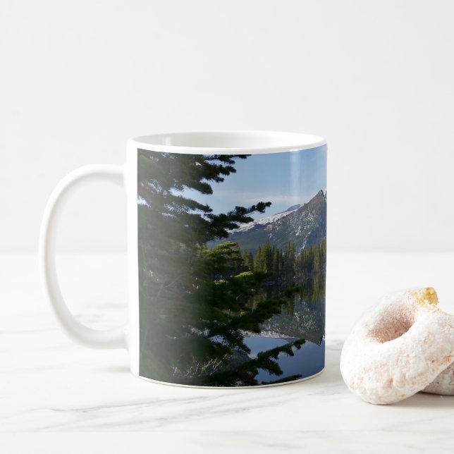 Bear Lake Reflection III Coffee Mug (With Donut)