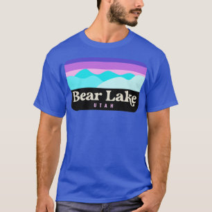 Bear Lake Utah Camping Insigne rétro TShirt