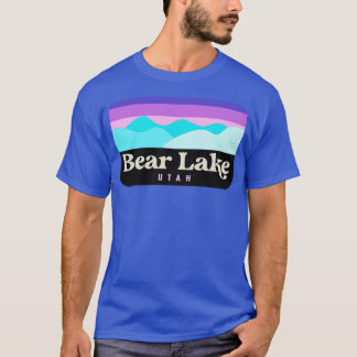 Bear Lake Utah Camping Retro Badge TShirt