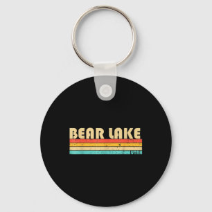 Bear Lake Utah Funny Fishing Camping Summer Keychain