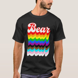 Bear LGBTQ pride rainbow T-Shirt