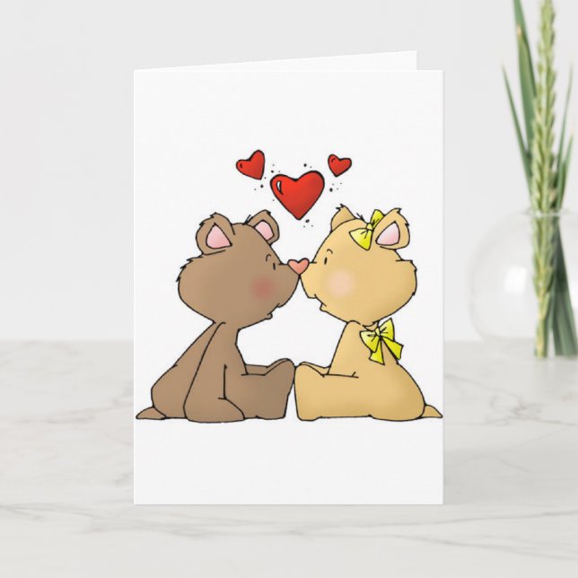 Bear Love Holiday Card (Front)